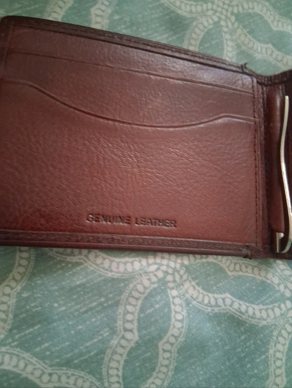 Dockers Men's Brown Leather Bi-Fold Wallet - Classic Design